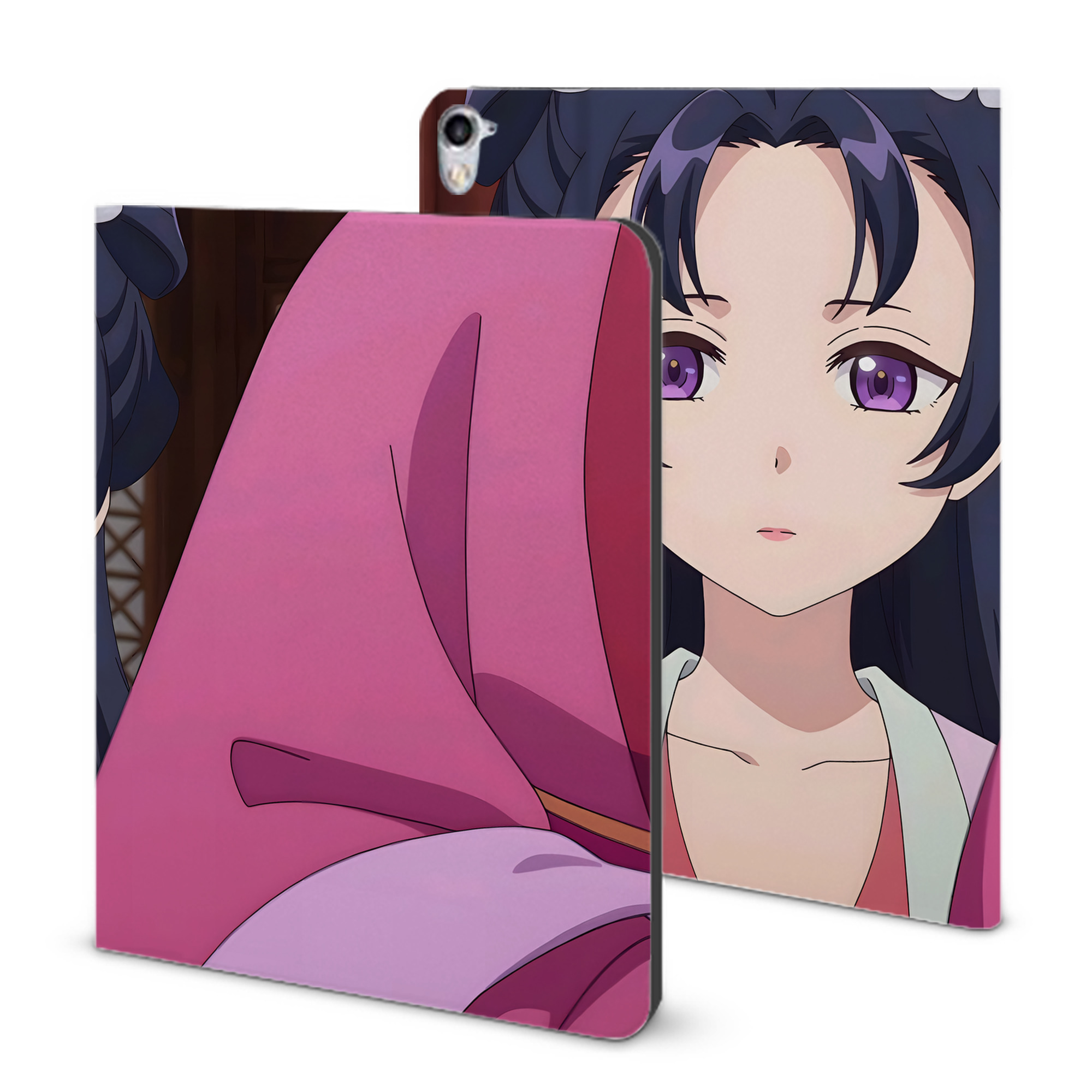 （画像用） 薬屋のひとりごと The Apothecary Diaries IPad ケース ブック型 PUレザー TPU 耐衝撃 軽量 薄型 ペン収納なし 全面保護 IPad 各モデル対応